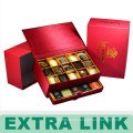 Luxusgewohnheits-aufbereiteter Pappnahrungsmittel-Luxus-Schokoladen-Süßigkeits-Geschenkbox-Teiler